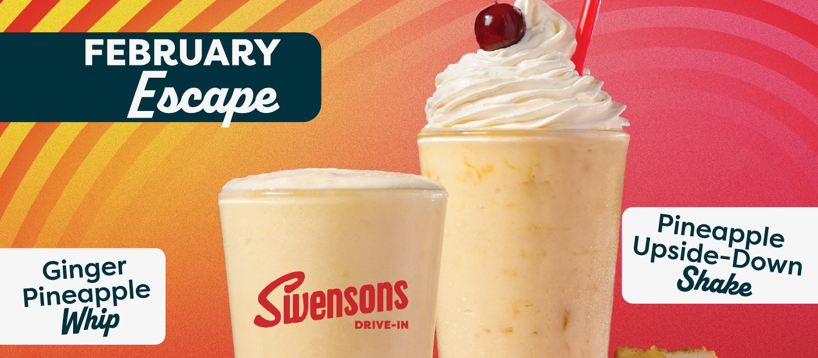 Pineapple Ginger Whip and Pineapple Upside-Down Shake