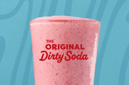 pink lemonade flavored ice cream based drink