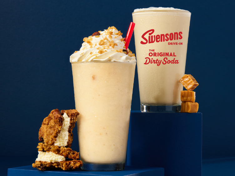 Oatmeal Cream Pie Shake & Salted Caramel Whip